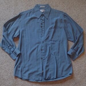 Giorgio Armani Blue Casual Button Down Shirt